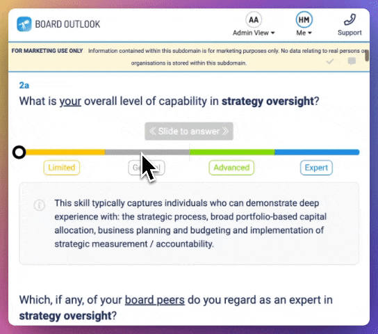 Customised skills guidance ensures consistency